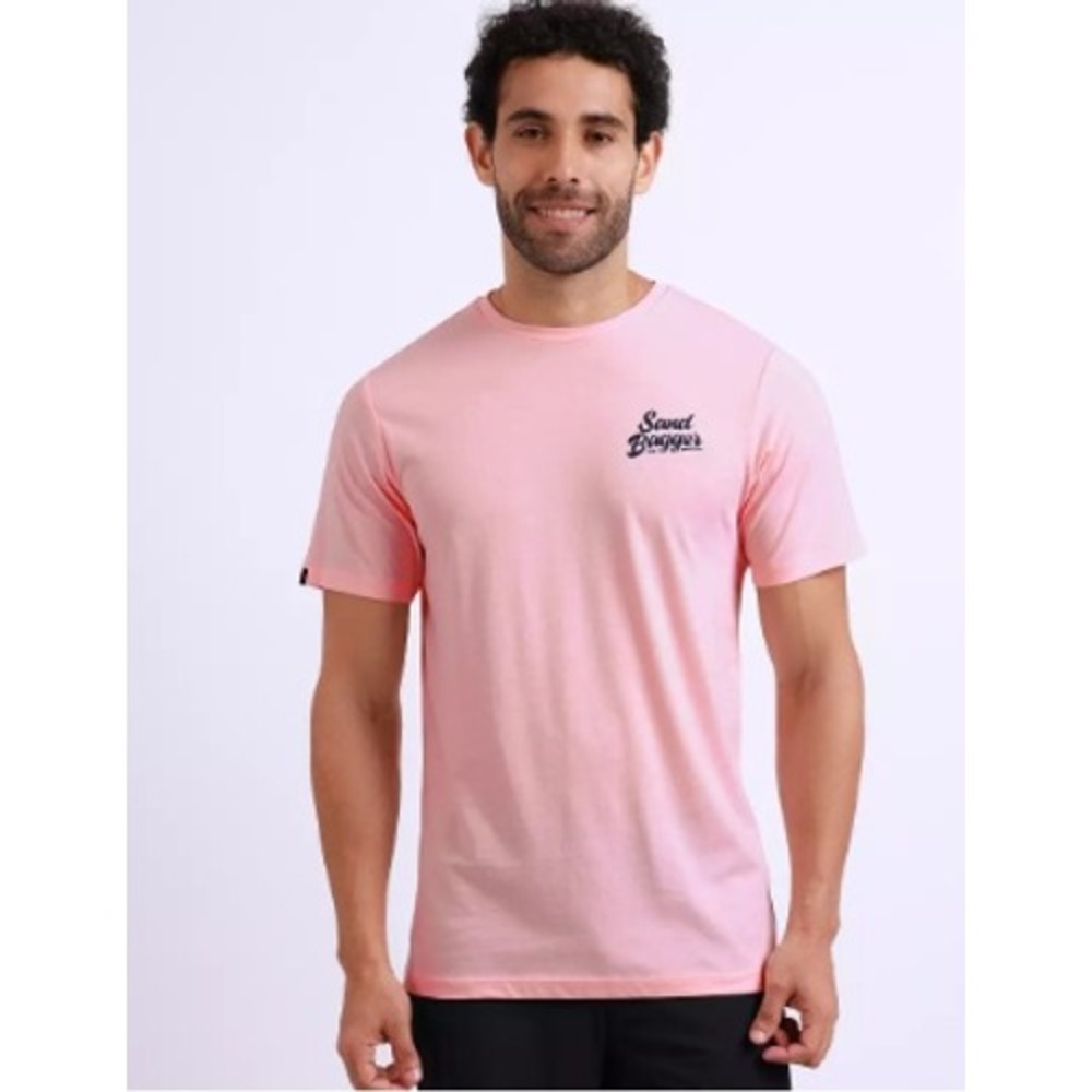 Swannies Sand Bagger T-shirt Mens L Pink Graphic‎ Golf Tee NWT